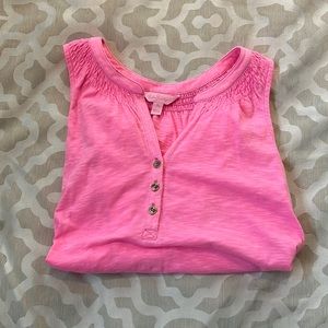 Lilly Pulitzer pink tank top